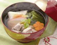 米沢郷鶏モモ雑煮用（バラ凍結）
